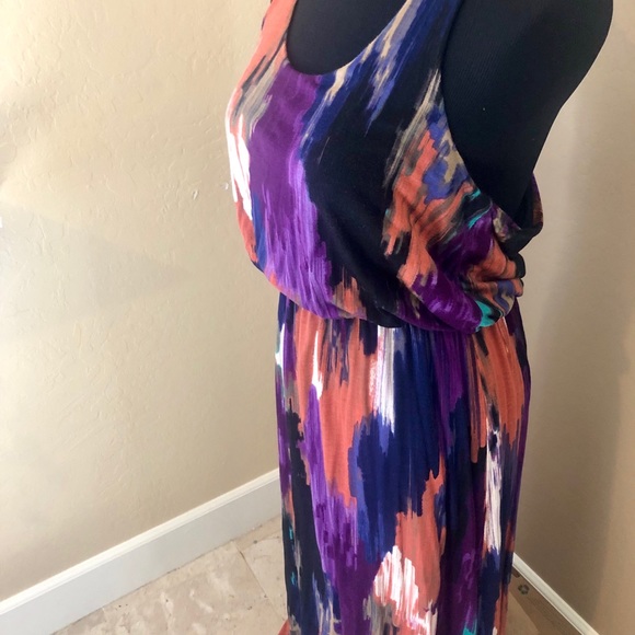 Jolie multi-colored Maxi Dress - Picture 4 of 5